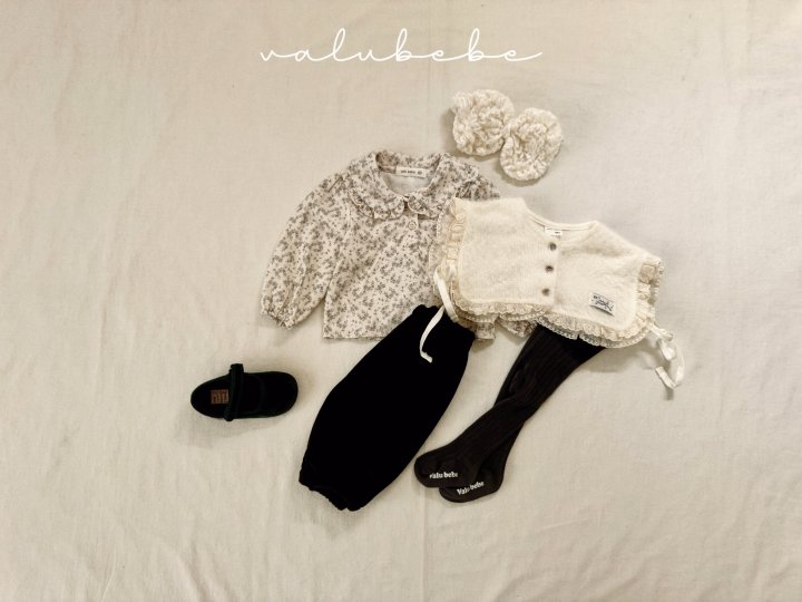 Valu Bebe - Korean Baby Fashion - #babyoutfit - Lumi Collar Blouse (Bebe) - 5