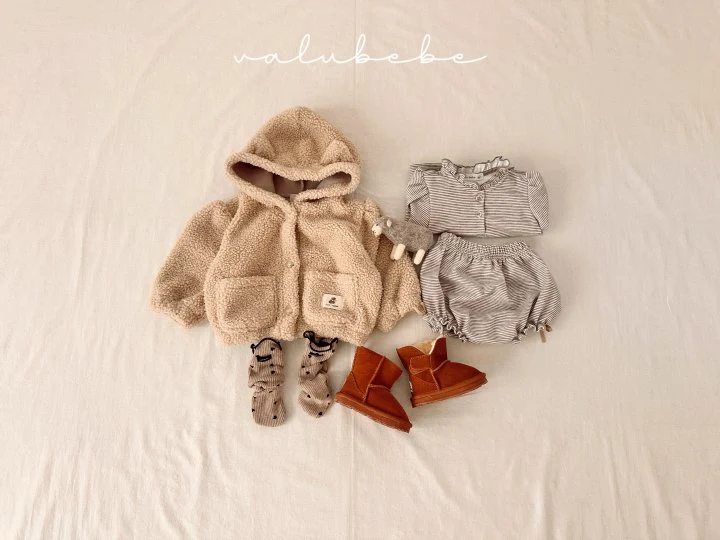 Valu Bebe - Korean Baby Fashion - #babyoutfit - Cat Ear Hood Jumper (Bebe) - 5