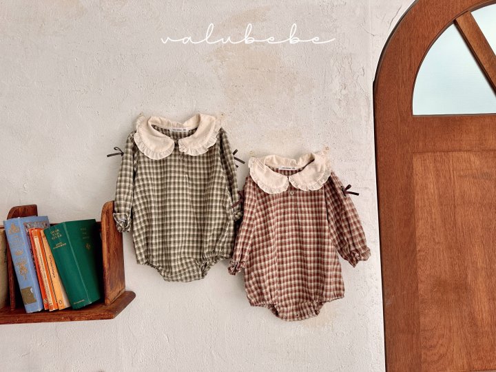 Valu Bebe - Korean Baby Fashion - #babyoutfit - Frill Collar Ribbon Suit (Bebe) - 4