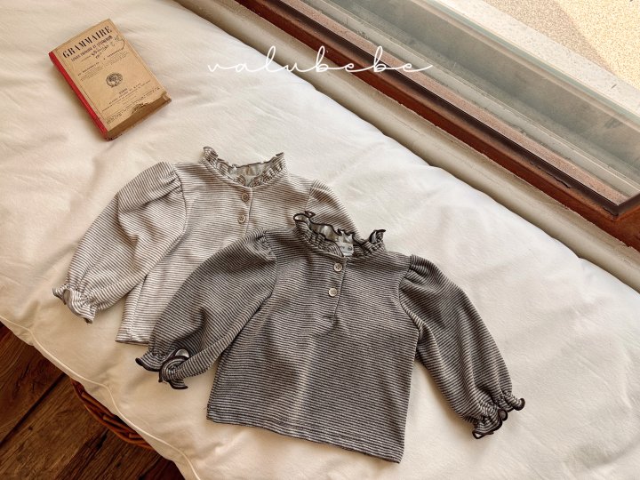 Valu Bebe - Korean Baby Fashion - #babyoutfit - Lulu Button Blouse (Bebe) - 4