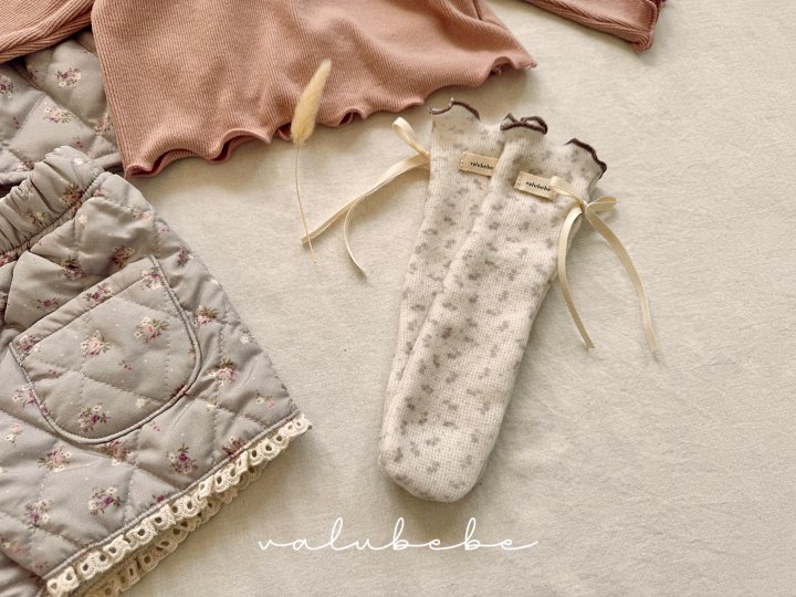 Valu Bebe - Korean Baby Fashion - #babywear - Floral Socks (Bebe) - 12