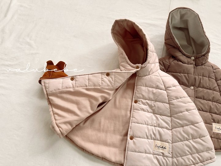 Valu Bebe - Korean Baby Fashion - #babyoutfit - Padded Hood Cape (Bebe) - 4