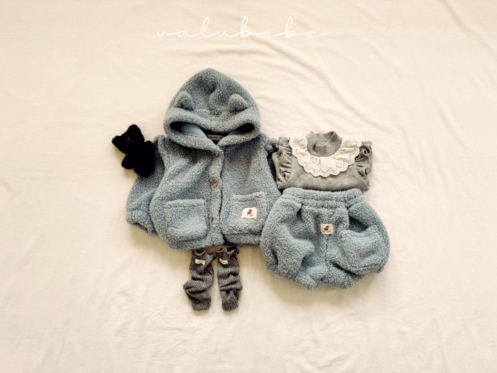 Valu Bebe - Korean Baby Fashion - #babyoutfit - Coco Shirring Wing Tee - 4