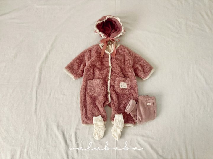 Valu Bebe - Korean Baby Fashion - #babywear - Baby Fleece Bonnet Hat (Bebe) - 3