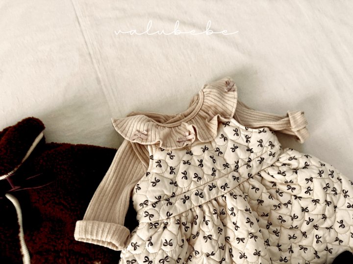 Valu Bebe - Korean Baby Fashion - #babywear - Chouchou Quilted One-piece (Bebe) - 11