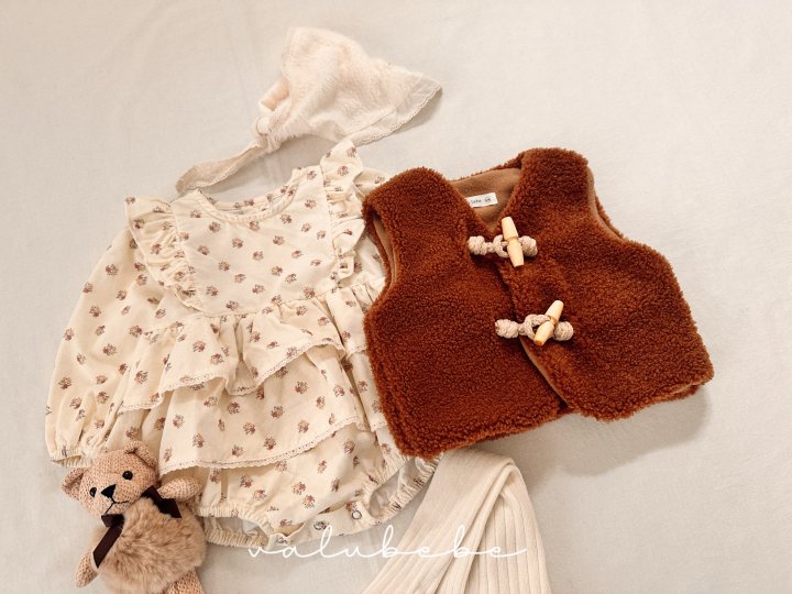 Valu Bebe - Korean Baby Fashion - #babywear - Boan Frill Suit (Bebe) - 8