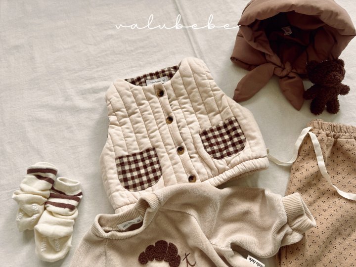 Valu Bebe - Korean Baby Fashion - #babywear - Mare Quilted Vest (Bebe) - 9
