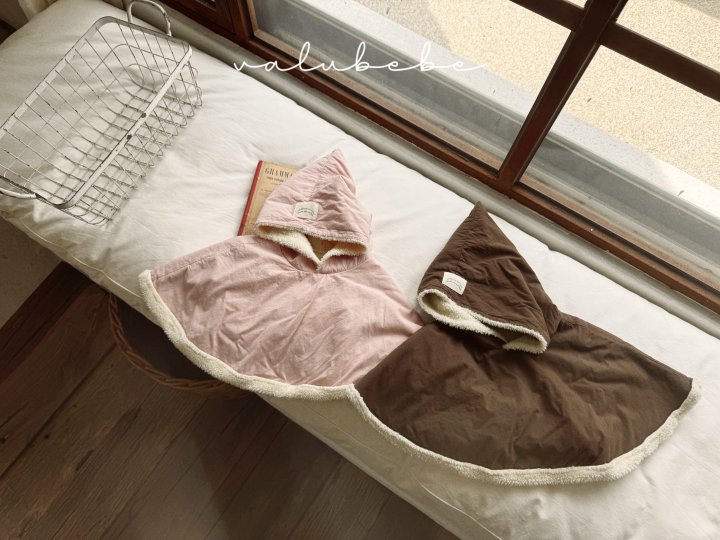 Valu Bebe - Korean Baby Fashion - #babywear - Cone Shaped Fleece Hooded Cape (Bebe) - 4