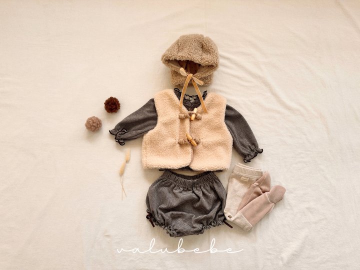 Valu Bebe - Korean Baby Fashion - #onlinebabyboutique - Fleece Vest 25 (Bebe) - 2