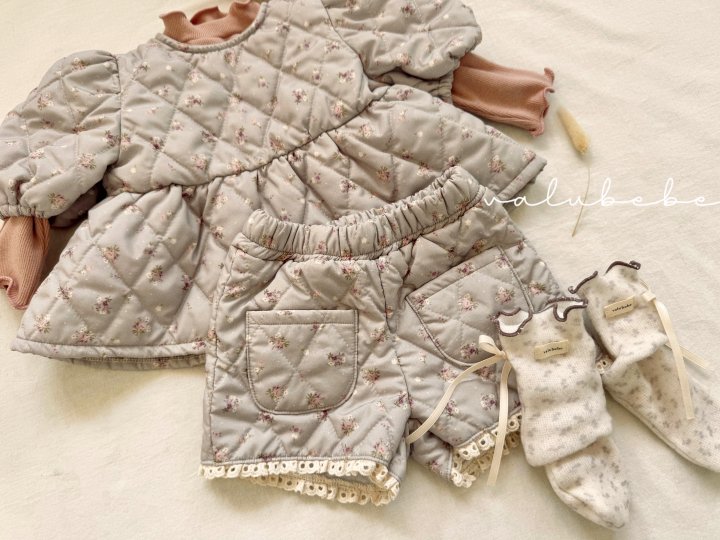Valu Bebe - Korean Baby Fashion - #onlinebabyboutique - Kiel Lace Half Pants (Bebe) - 9