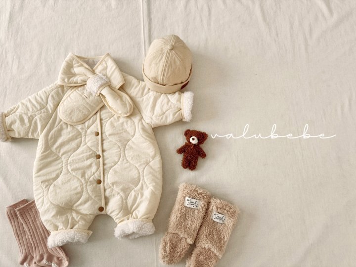 Valu Bebe - Korean Baby Fashion - #onlinebabyboutique - Round Padded Beanie Cap (Bebe) - 3