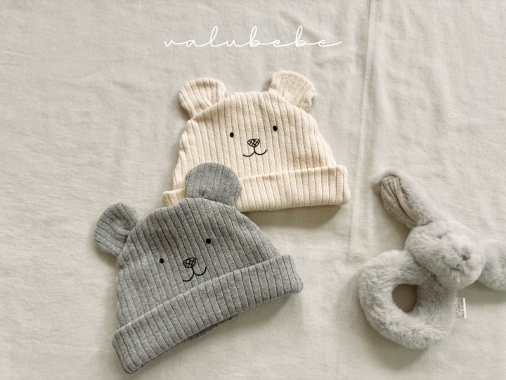 Valu Bebe - Korean Baby Fashion - #onlinebabyboutique - Mini Bear Beanie (Bebe) - 10