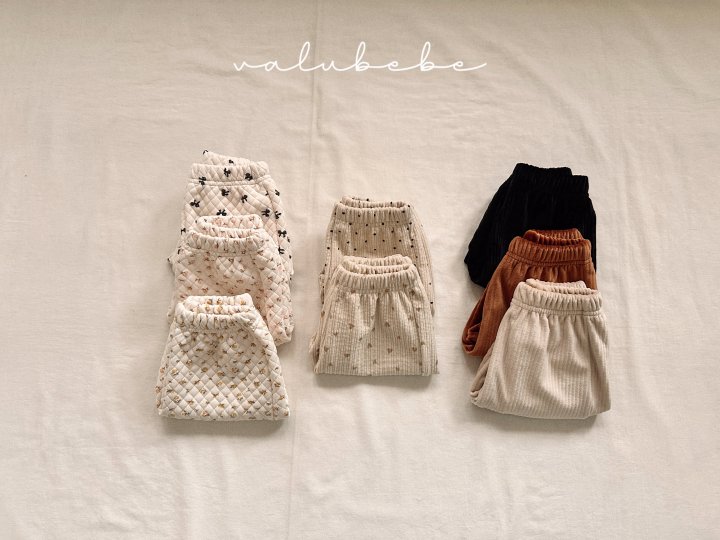 Valu Bebe - Korean Baby Fashion - #onlinebabyboutique - Winter Embossed Pants 25 (Bebe) - 7