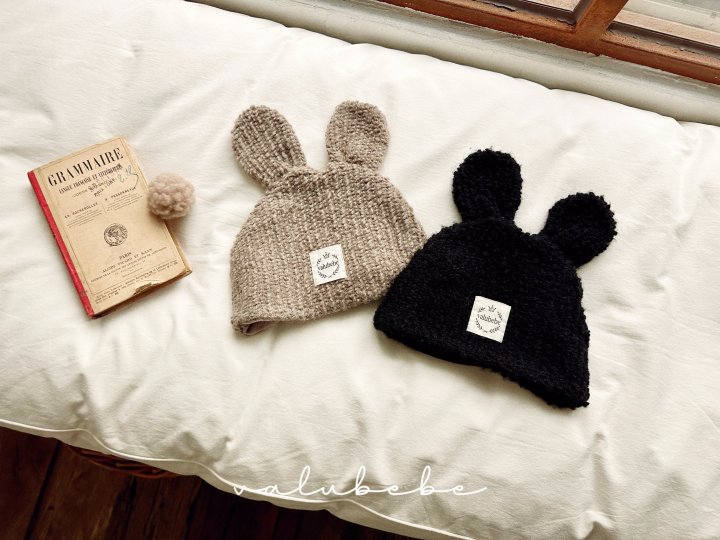 Valu Bebe - Korean Baby Fashion - #onlinebabyboutique - Boucle Bear Beanie 25 (Bebe)