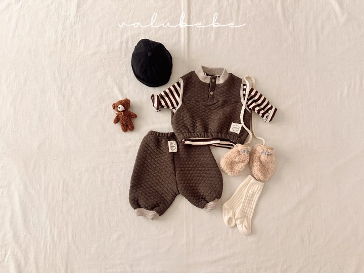 Valu Bebe - Korean Baby Fashion - #onlinebabyboutique - Round Padded Beanie Cap (Bebe) - 4