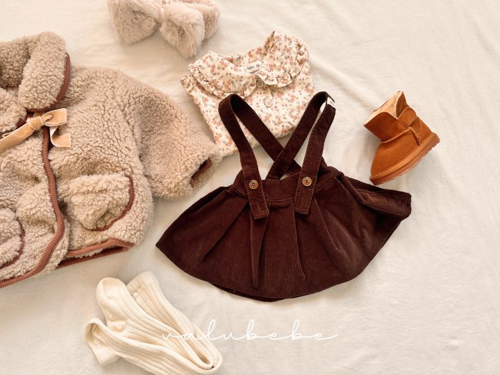 Valu Bebe - Korean Baby Fashion - #onlinebabyshop - Amy Pleated Skirt 25 (Bebe) - 12