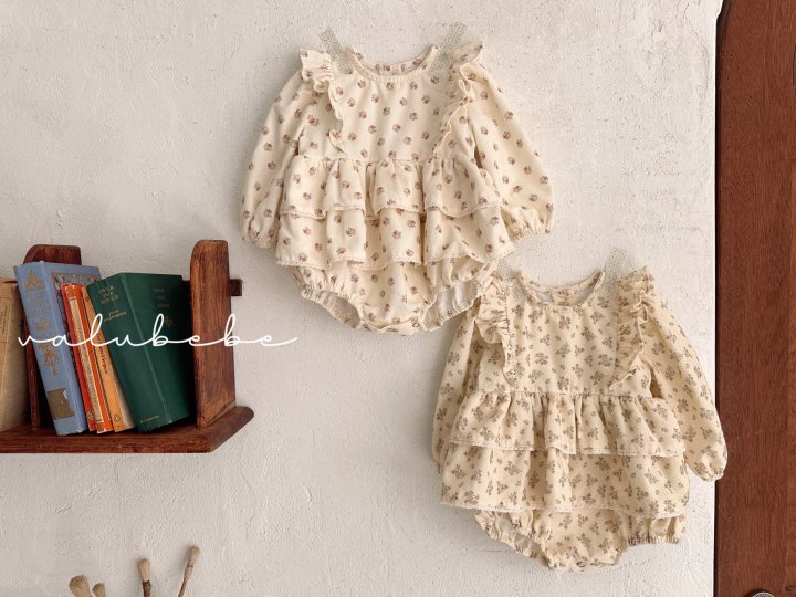 Valu Bebe - Korean Baby Fashion - #onlinebabyshop - Boan Frill Suit (Bebe) - 10