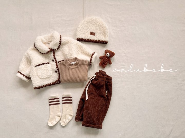 Valu Bebe - Korean Baby Fashion - #smilingbaby - Mellow Fleece Beanie 25 (Bebe) - 2