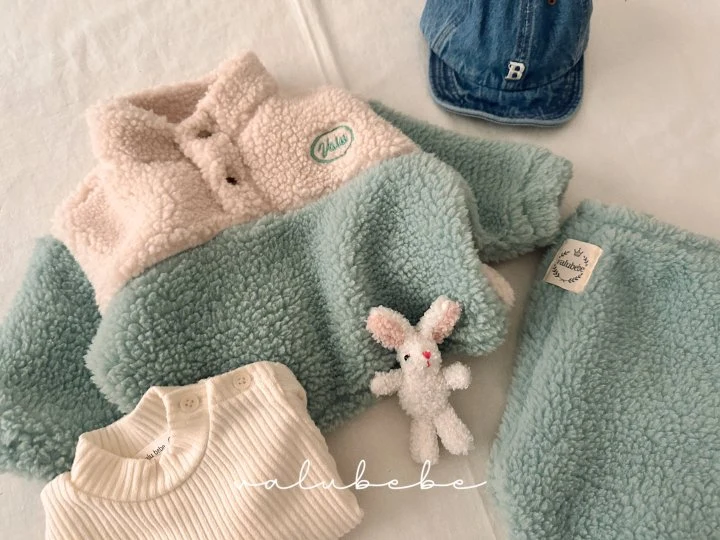 Valu Bebe - Korean Baby Fashion - #smilingbaby - Fuzzy Fleece Anorak (Bebe) - 12