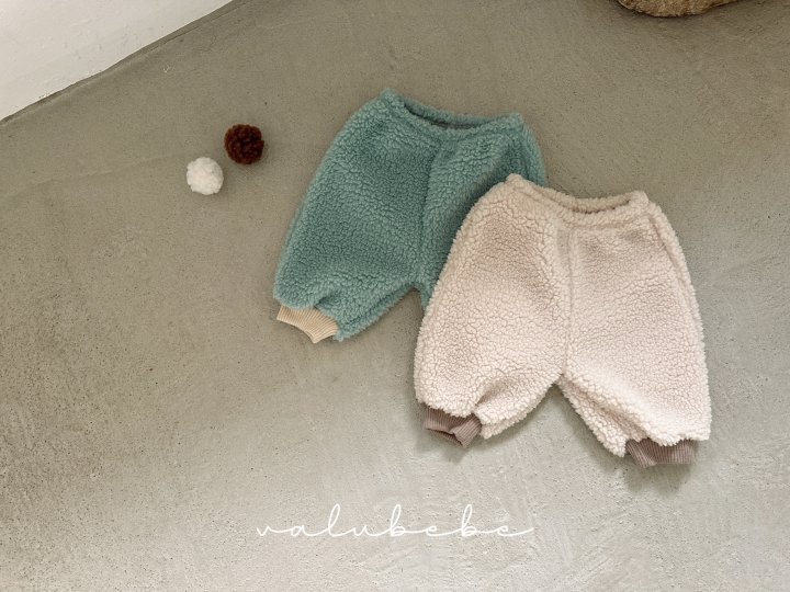 Valu Bebe - Korean Baby Fashion - #smilingbaby - Fuzzy Fleece Jogger Pants (Bebe) - 10
