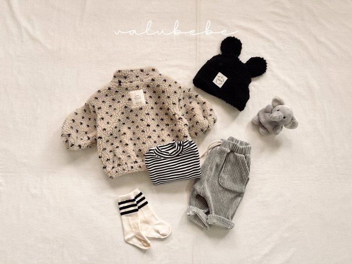 Valu Bebe - Korean Baby Fashion - #smilingbaby - Boucle Bear Beanie 25 (Bebe) - 3