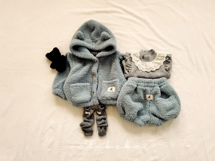 Valu Bebe - Korean Baby Fashion - #smilingbaby - Mao Fleece Pumpkin Bloomer (Bebe) - 8