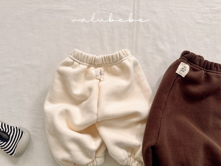 Valu Bebe - Korean Children Fashion - #Kfashion4kids - Duo Brushed Jogger Pants (Kids) - 8