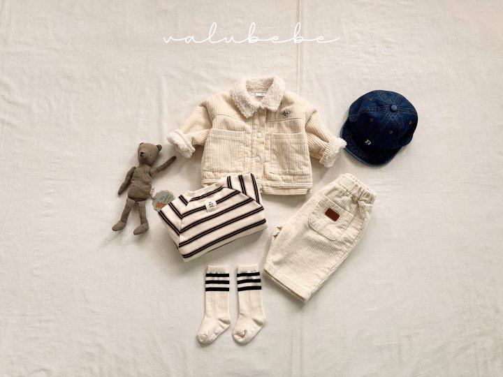 Valu Bebe - Korean Children Fashion - #Kfashion4kids - Multi Stripe Brushed Sweatshirt (Kids) - 7
