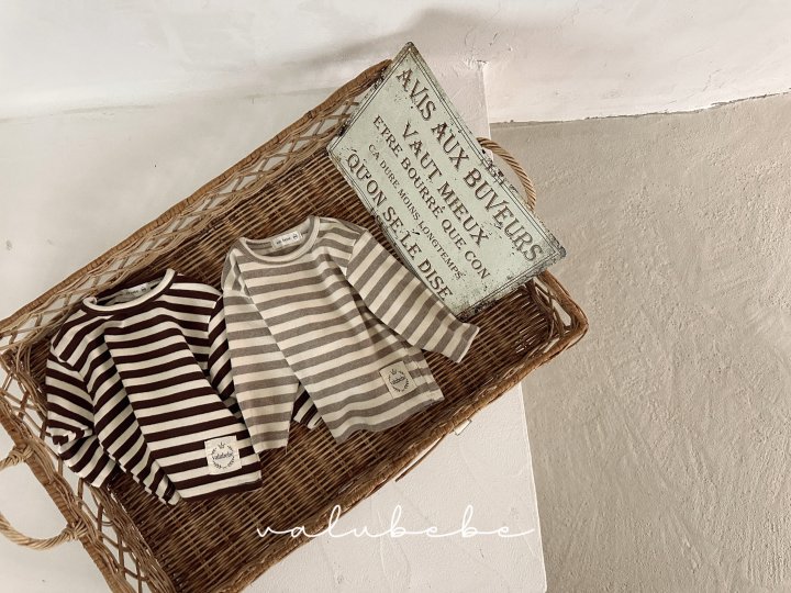 Valu Bebe - Korean Children Fashion - #childofig - Stripe Soft Tee (Kids) - 2