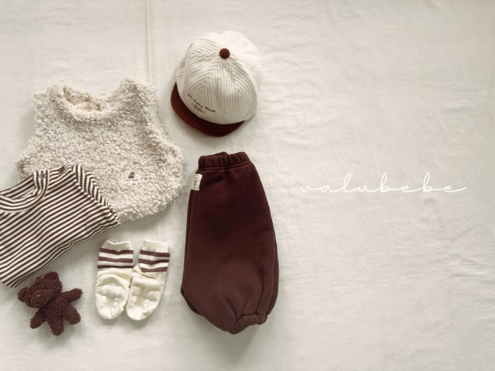 Valu Bebe - Korean Children Fashion - #childrensboutique - Duo Brushed Jogger Pants (Kids)