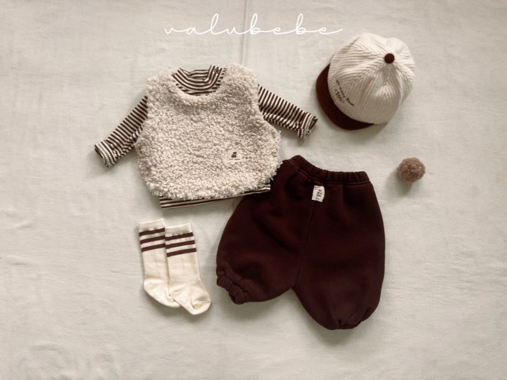 Valu Bebe - Korean Children Fashion - #designkidswear - Stripe Mock Neck Tee (Kids) - 3