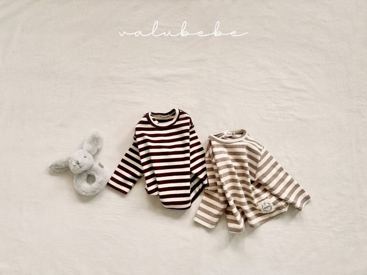 Valu Bebe - Korean Children Fashion - #discoveringself - Stripe Soft Tee (Kids) - 6