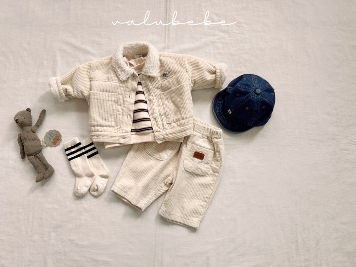 Valu Bebe - Korean Children Fashion - #fashionkids - Multi Stripe Brushed Sweatshirt (Kids) - 3
