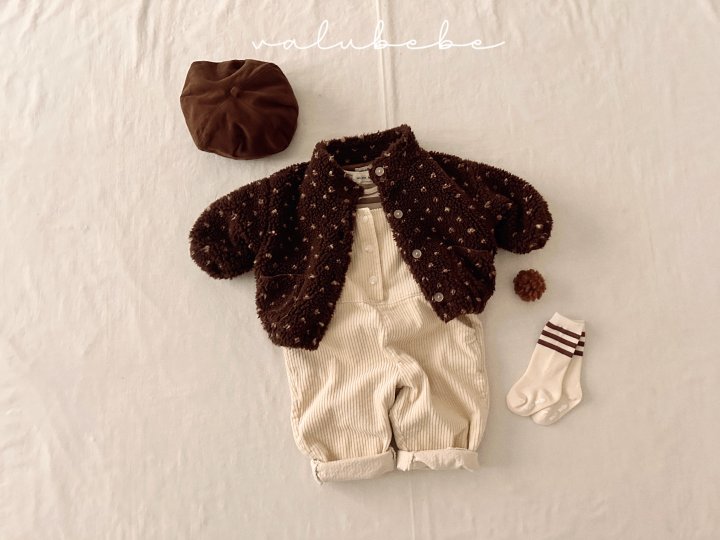 Valu Bebe - Korean Children Fashion - #kidsshorts - Monet Fleece Outerwear (Kids) - 8