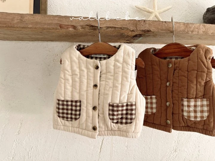 Valu Bebe - Korean Children Fashion - #kidsshorts - Mare Quilted Vest (Kids) - 2