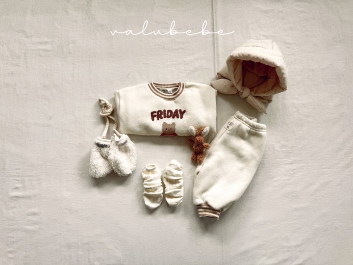 Valu Bebe - Korean Children Fashion - #kidsstore - Dog Brushed Sweatshirt (Kids) - 3