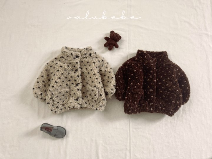 Valu Bebe - Korean Children Fashion - #kidsstore - Monet Fleece Outerwear (Kids) - 9