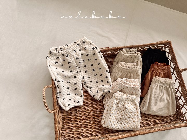 Valu Bebe - Korean Children Fashion - #kidzfashiontrend - Winter Embossed Pants 25 (Kids) - 2