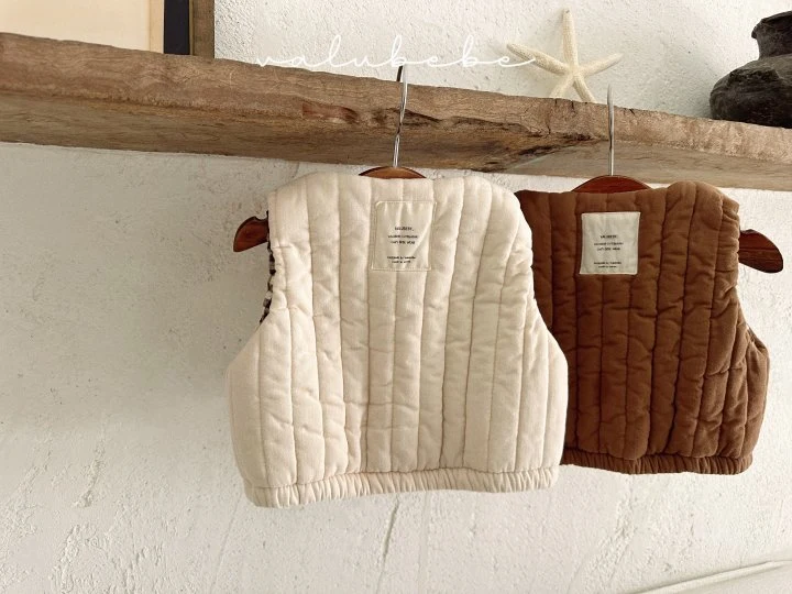 Valu Bebe - Korean Children Fashion - #toddlerclothing - Mare Quilted Vest (Kids) - 11