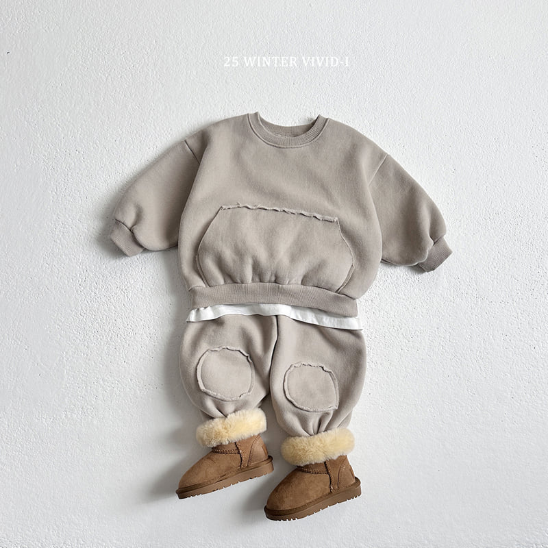 Vivid I - Korean Children Fashion - #Kfashion4kids - Double Fleece Jogger Pants - 9