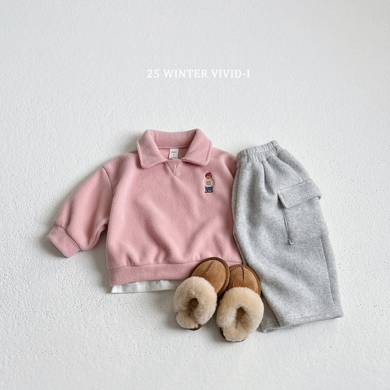 Vivid I - Korean Children Fashion - #Kfashion4kids - Fleece Cargo Pants - 12