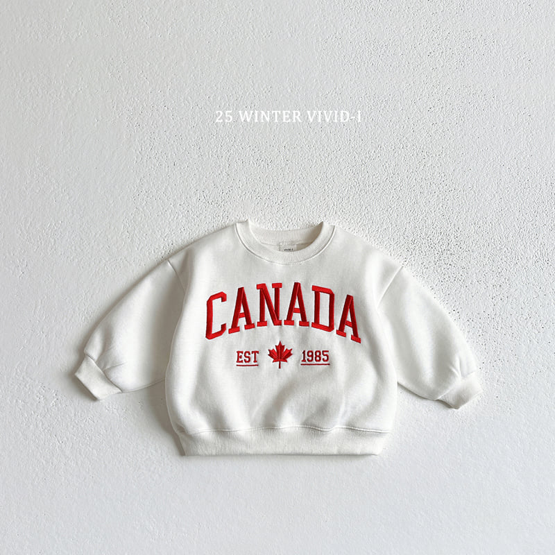 Vivid I - Korean Children Fashion - #Kfashion4kids - Canada Sweatshirt - 3