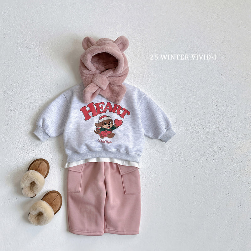 Vivid I - Korean Children Fashion - #Kfashion4kids - Wide Fleece Cargo Pants - 5
