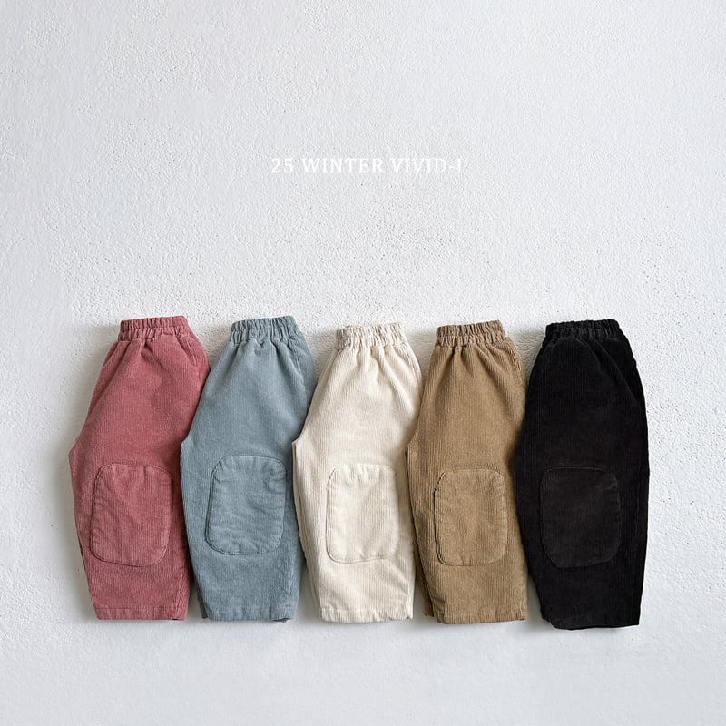 Vivid I - Korean Children Fashion - #Kfashion4kids - Corduroy Bread Pants