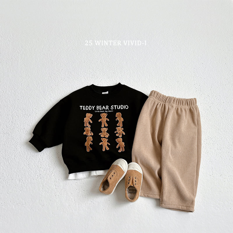 Vivid I - Korean Children Fashion - #Kfashion4kids - Mini Bear Sweatshirt - 12