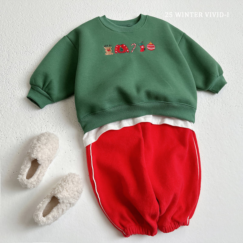 Vivid I - Korean Children Fashion - #Kfashion4kids - Terry Stripe Jogger Pants - 8