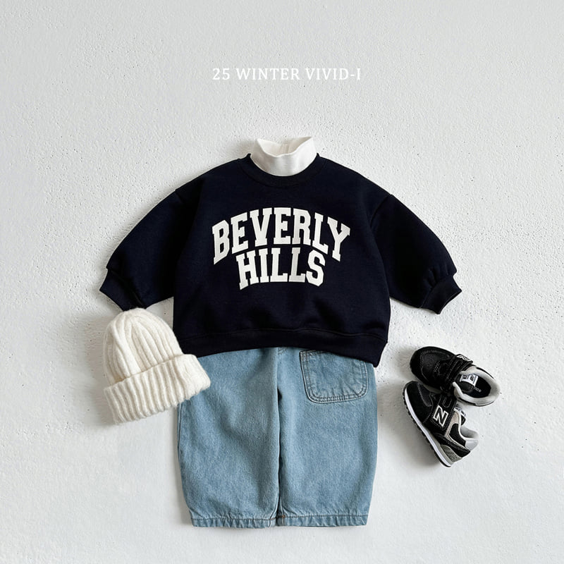 Vivid I - Korean Children Fashion - #Kfashion4kids - Beverly Hills Sweatshirt - 6
