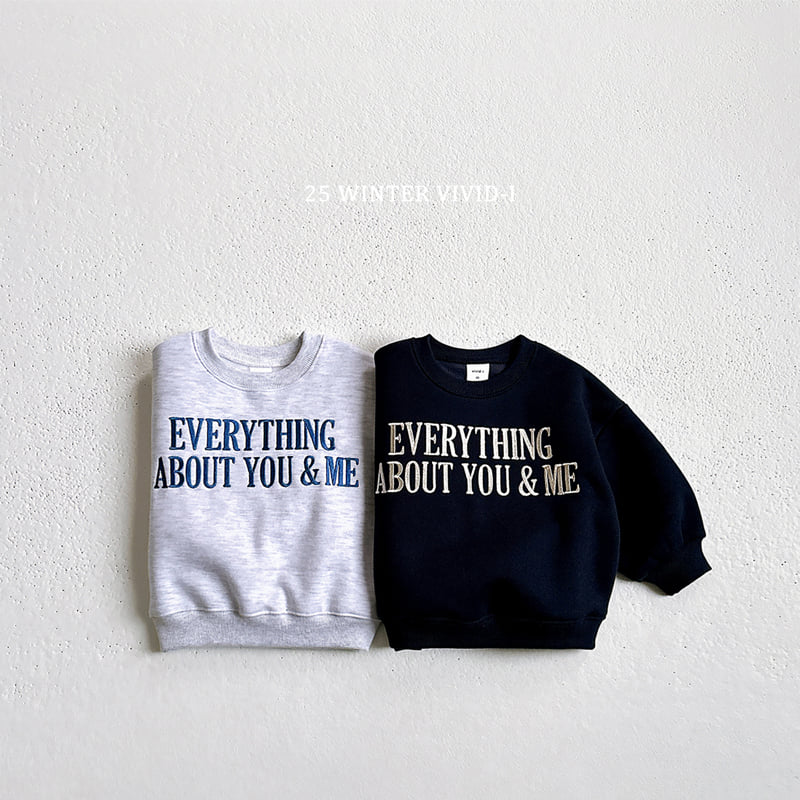 Vivid I - Korean Children Fashion - #Kfashion4kids - You Me Sweatshirt - 3