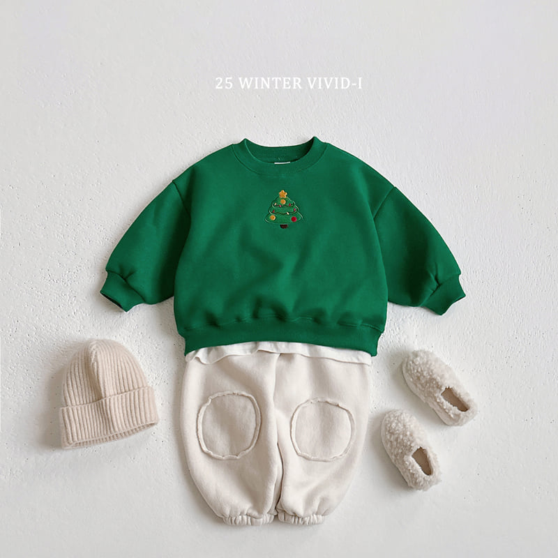 Vivid I - Korean Children Fashion - #Kfashion4kids - Santa Rudolph Tree Sweatshirt - 11