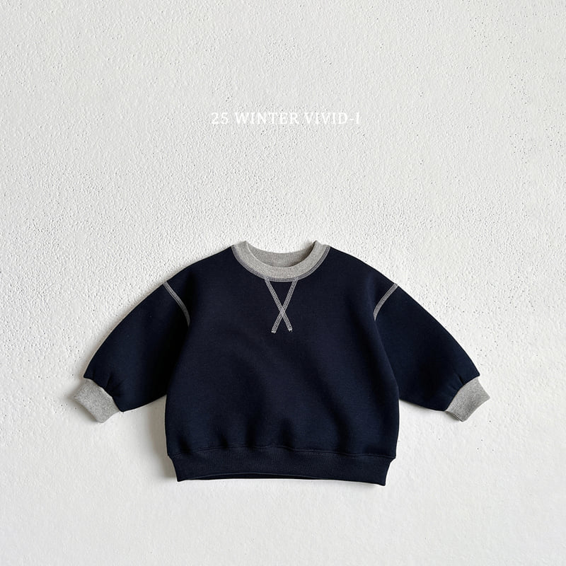 Vivid I - Korean Children Fashion - #Kfashion4kids - Line Sweatshirt - 6